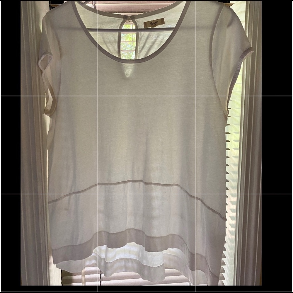 Cute high low Madewell tee